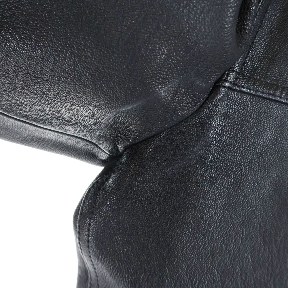 Rags McGREGOR(ラグスマックレガー) 16AW 4 BOTTONS LEATHER JACKET 4ボタン レザージャケット ブラック 211146601