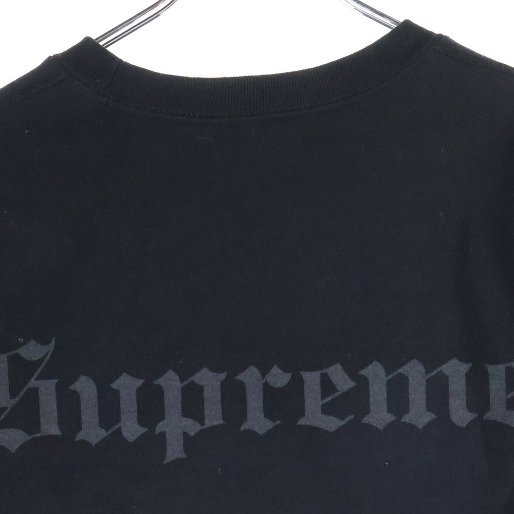 SUPREME(シュプリーム) 16AW ×SLAYER Cutter Crewneck スレイヤー カッター クルーネック スウェットトレーナー ブラック