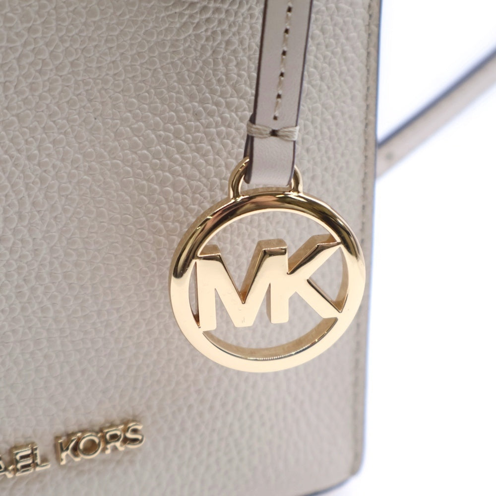 MICHAEL KORS(マイケルコース) MERCER NS 2WAY レザー ミニトートバッグ ハンドショルダーバッグ アイボリー レディース