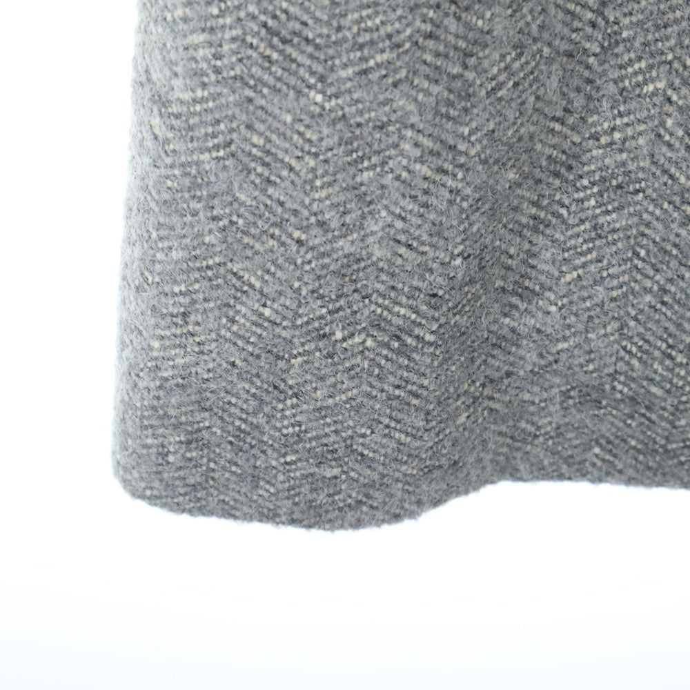 COACH(コーチ) ヘリンボーン ウール チェスター コート グレー レディース