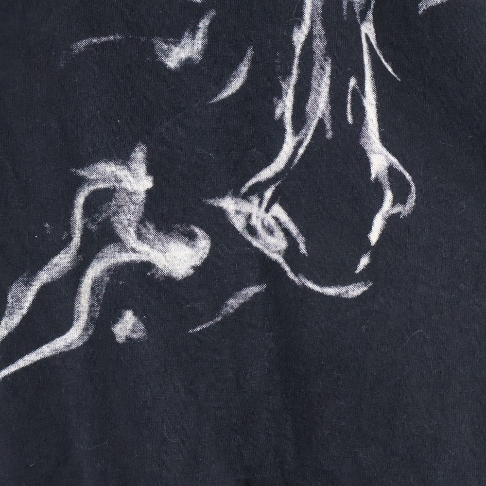 VINTAGE(ヴィンテージ) 90S-00S VINTAGE 2PAC ヴィンテージ ライトストーン スタッズ フロントプリント クルーネック半袖Tシャツ カットソー ブラック