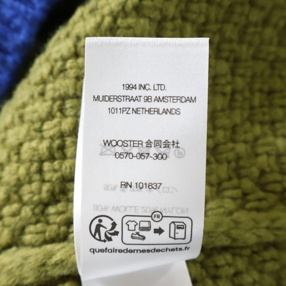 SUPREME(シュプリーム) 25SS ×GOOD ENOUUGH Zip Up Hooded Sweater グッドイナフ ケーブル編み ダブルポケット フーデッド ジップアップ ニット セーター グリーン