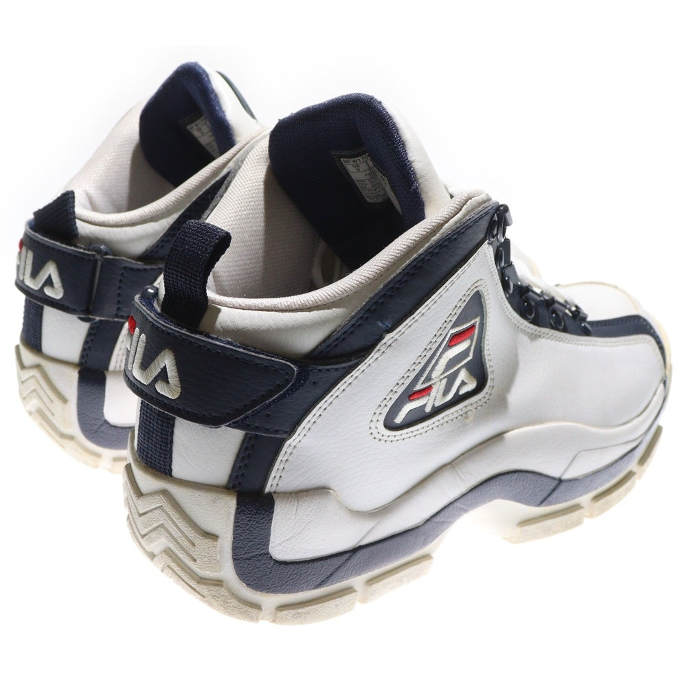 FILA(フィラ) GRANT HILL 2 グラントヒル2 ミッドカットスニーカー ホワイト/ネイビー US9/27cm MFW17001-001