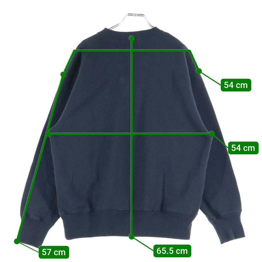 CABARET POVAL(キャバレーポバール) Logo Crewneck ロゴクルーネックスウェット トレーナー チャコール