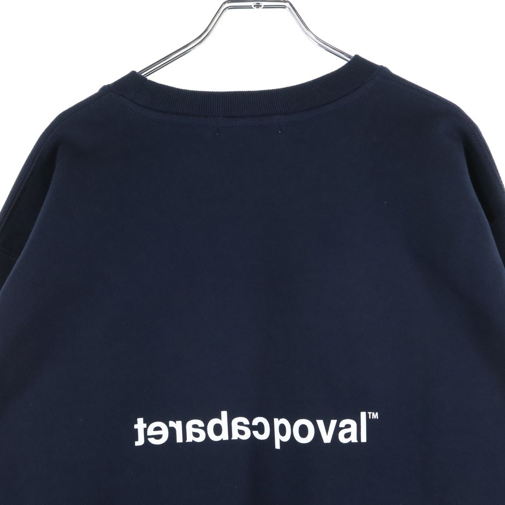 CABARET POVAL(キャバレーポバール) Home Crewneck ホームクルーネックスウェット トレーナー ネイビー