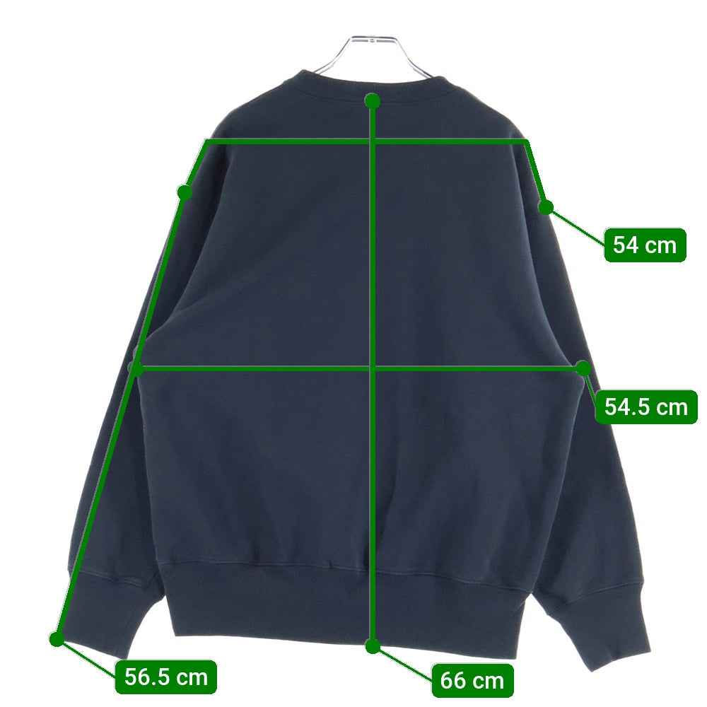 CABARET POVAL(キャバレーポバール) Logo Crewneck ロゴクルーネックスウェット トレーナー チャコール