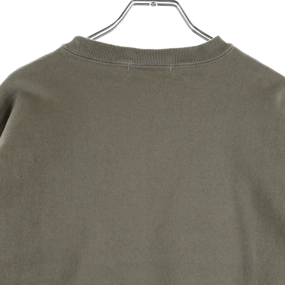 CABARET POVAL(キャバレーポバール) Logo Crewneck ロゴクルーネックスウェット トレーナー カーキ