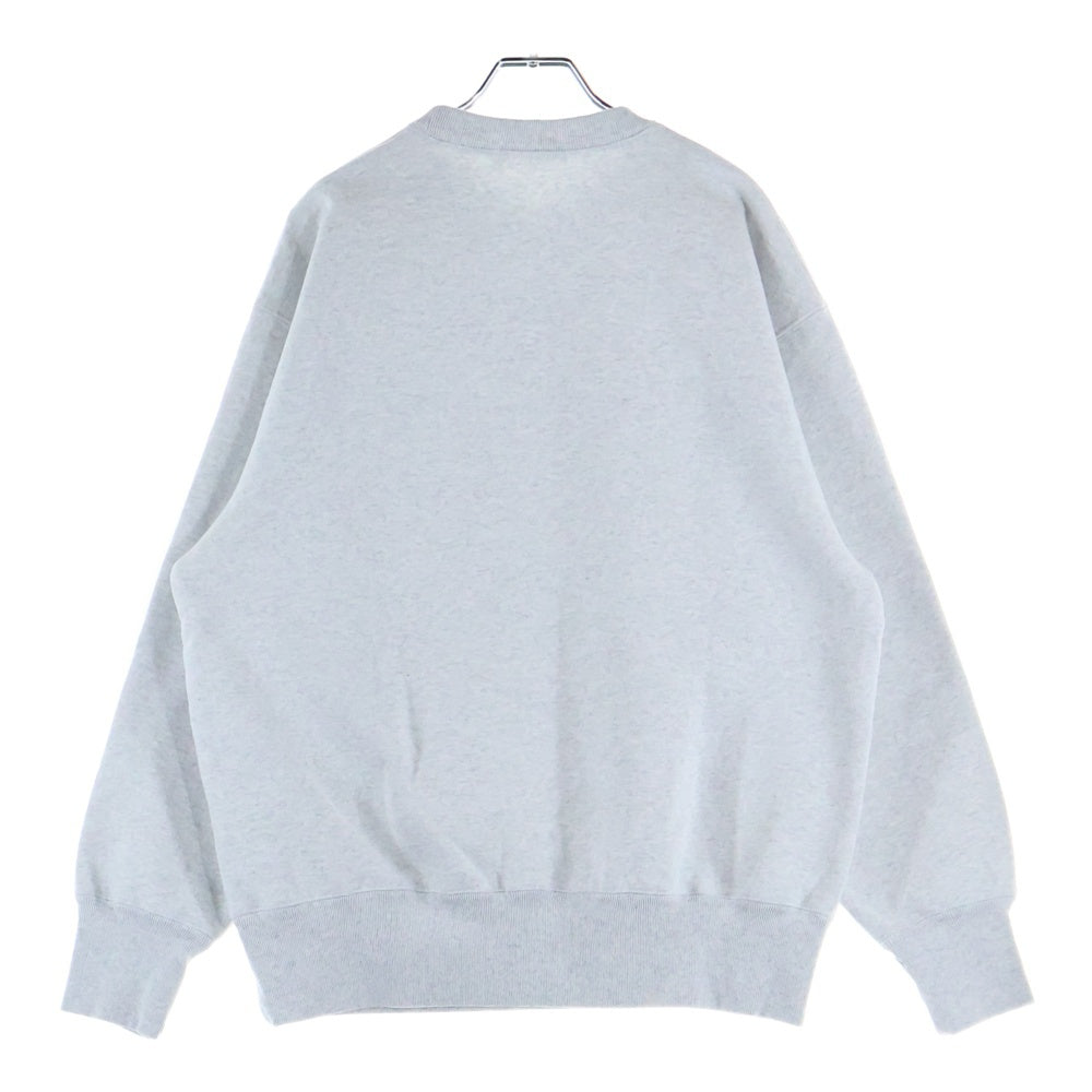 CABARET POVAL(キャバレーポバール) Logo Crewneck ロゴクルーネックスウェット トレーナー グレー