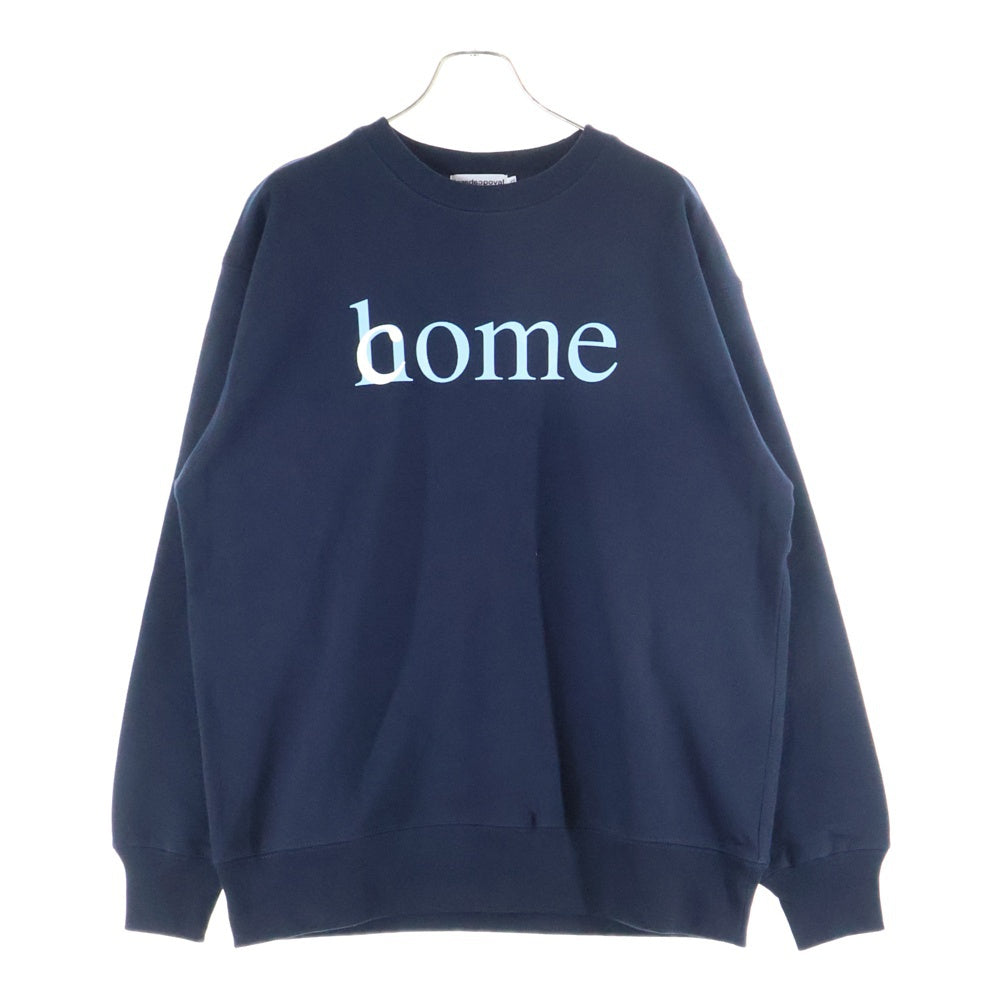CABARET POVAL(キャバレーポバール) Home Crewneck ホームクルーネックスウェット トレーナー ネイビー