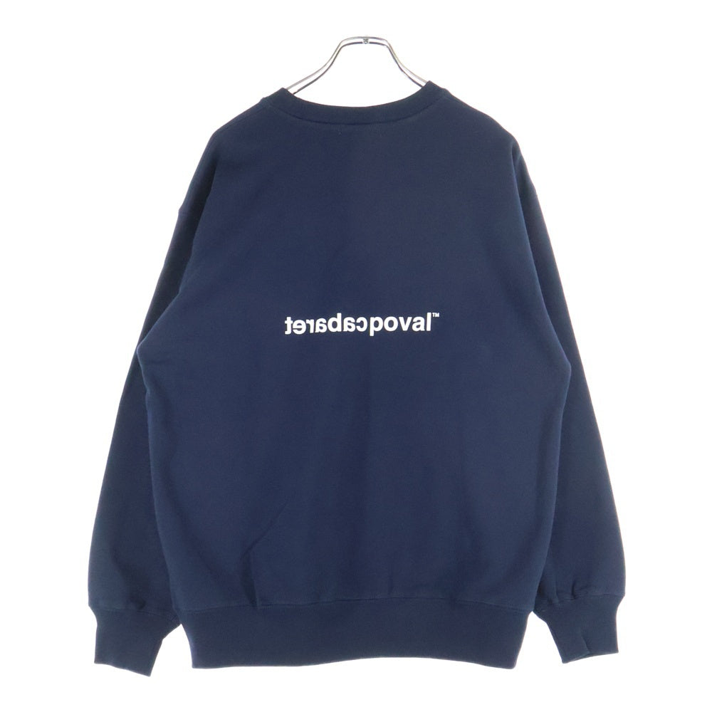 CABARET POVAL(キャバレーポバール) Home Crewneck ホームクルーネックスウェット トレーナー ネイビー