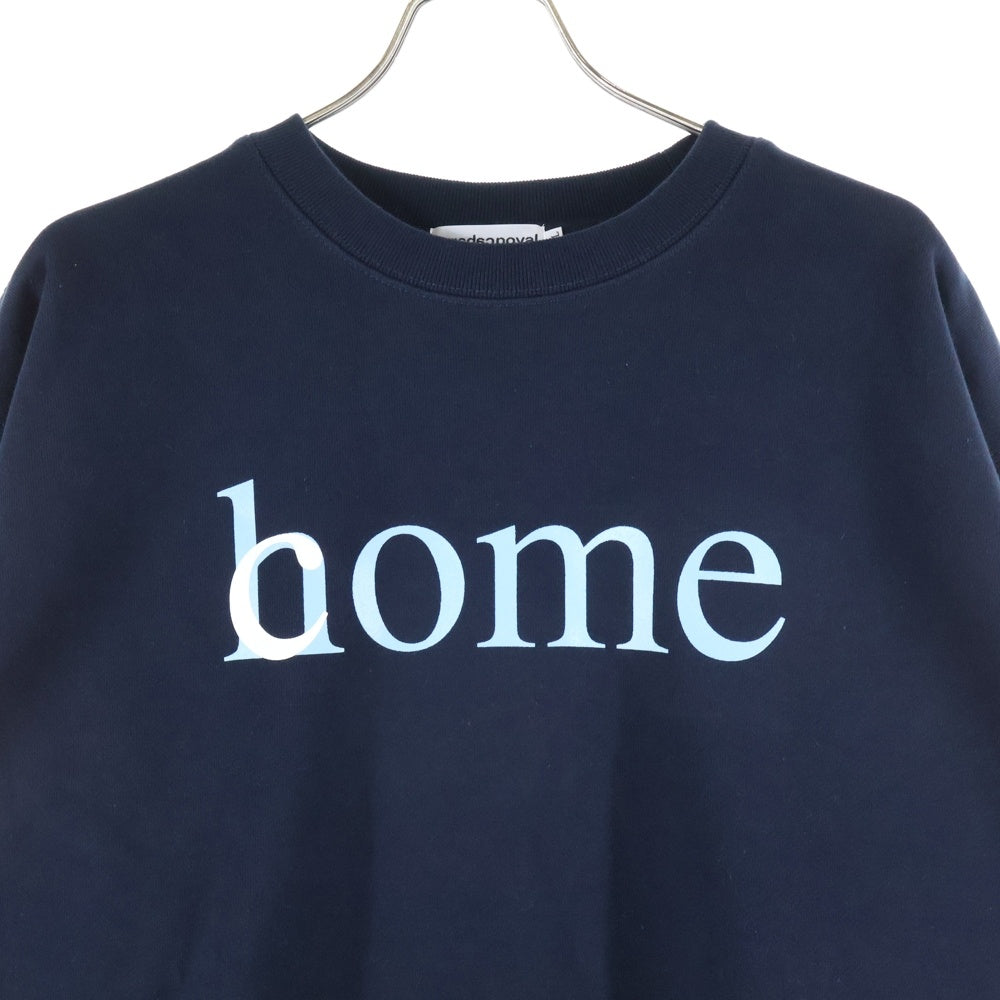 CABARET POVAL(キャバレーポバール) Home Crewneck ホームクルーネックスウェット トレーナー ネイビー