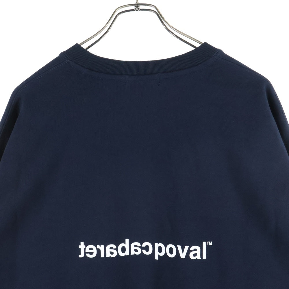 CABARET POVAL(キャバレーポバール) Home Crewneck ホームクルーネックスウェット トレーナー ネイビー