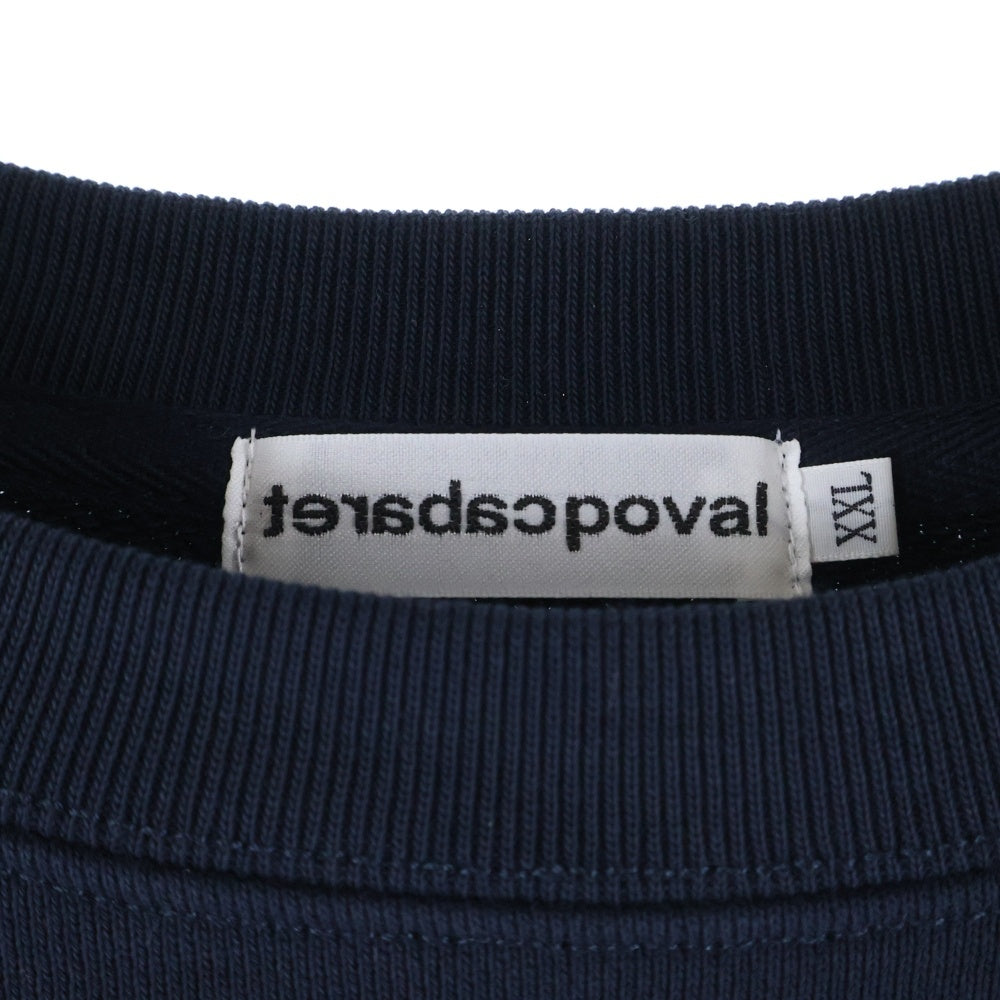 CABARET POVAL(キャバレーポバール) Home Crewneck ホームクルーネックスウェット トレーナー ネイビー
