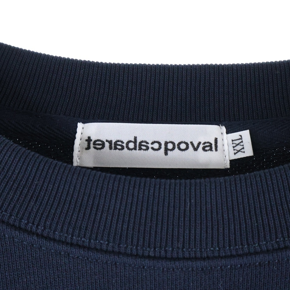 CABARET POVAL(キャバレーポバール) Home Crewneck ホームクルーネックスウェット トレーナー ネイビー