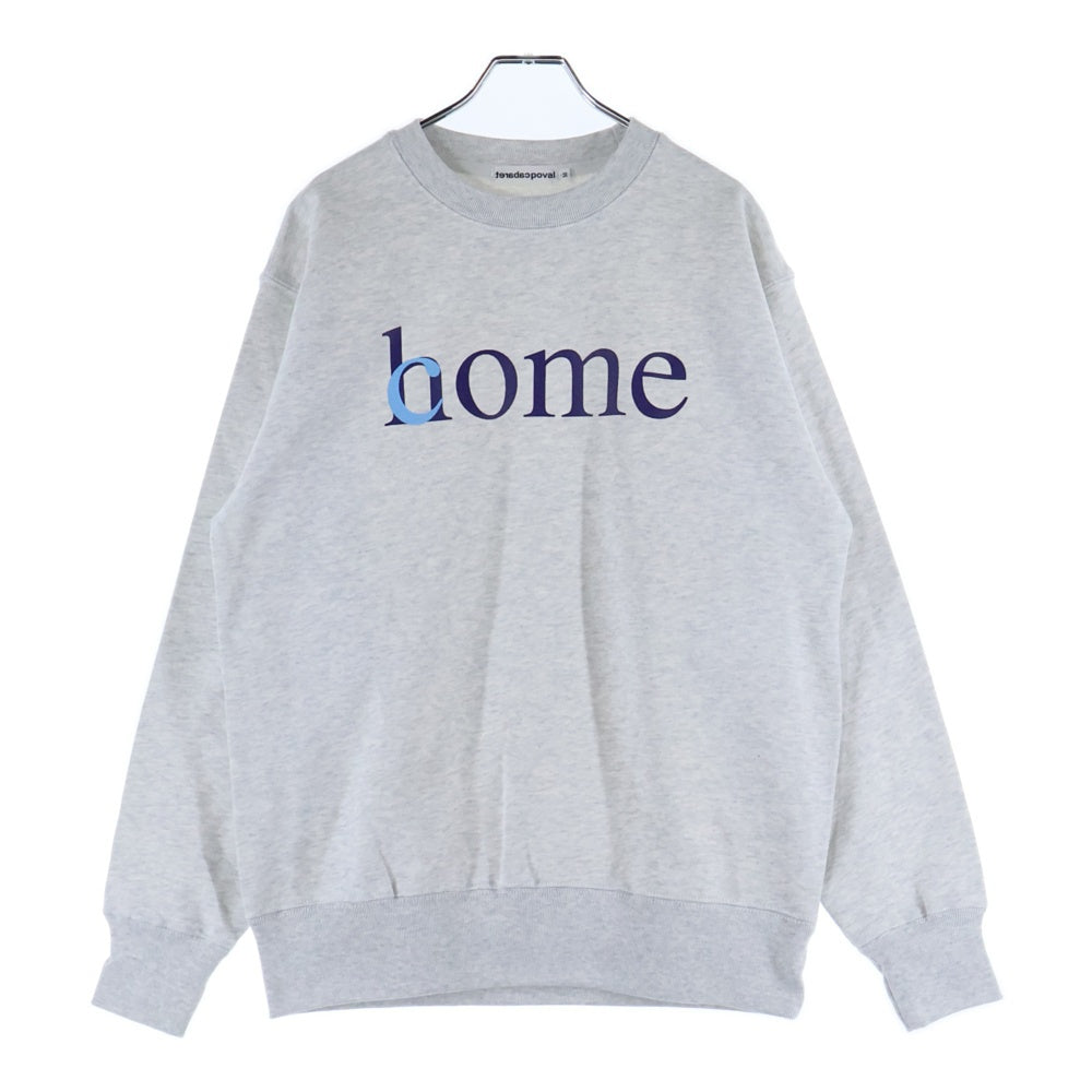 CABARET POVAL(キャバレーポバール) Home Crewneck ホームクルーネックスウェット トレーナー グレー
