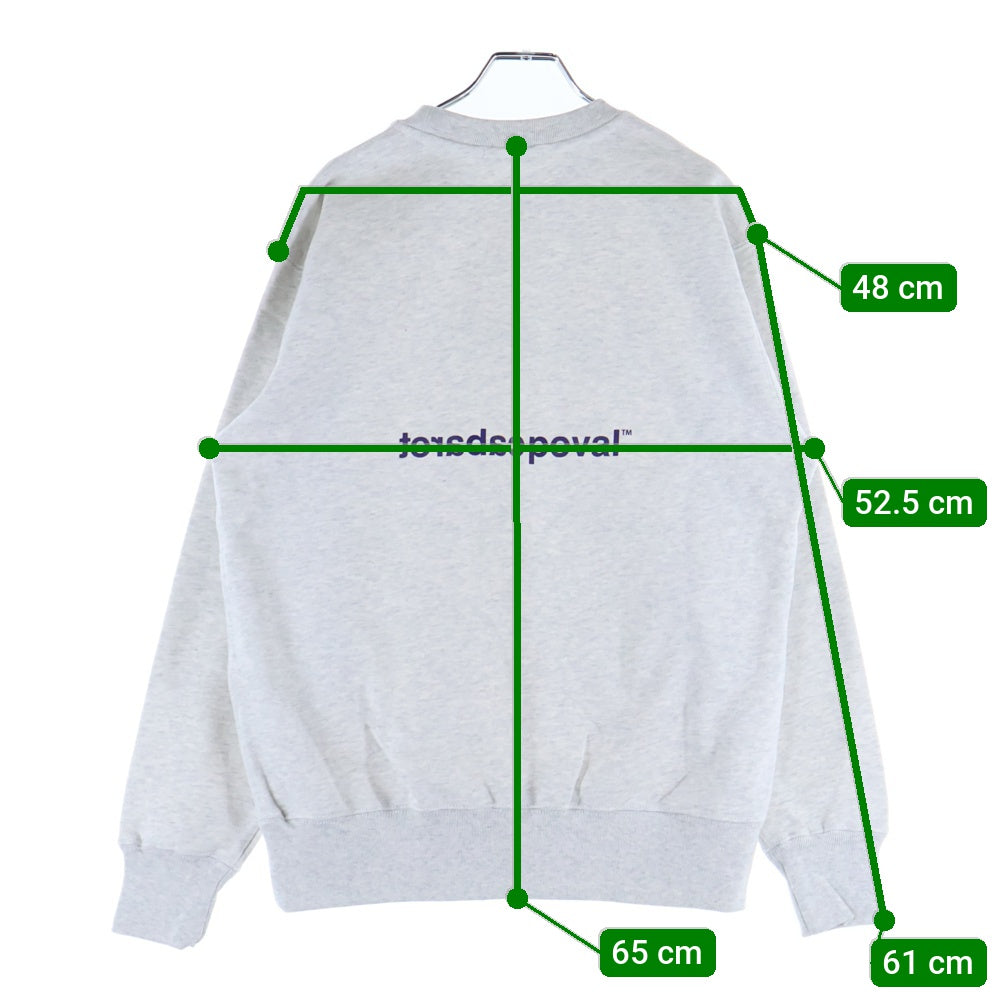 CABARET POVAL(キャバレーポバール) Home Crewneck ホームクルーネックスウェット トレーナー グレー