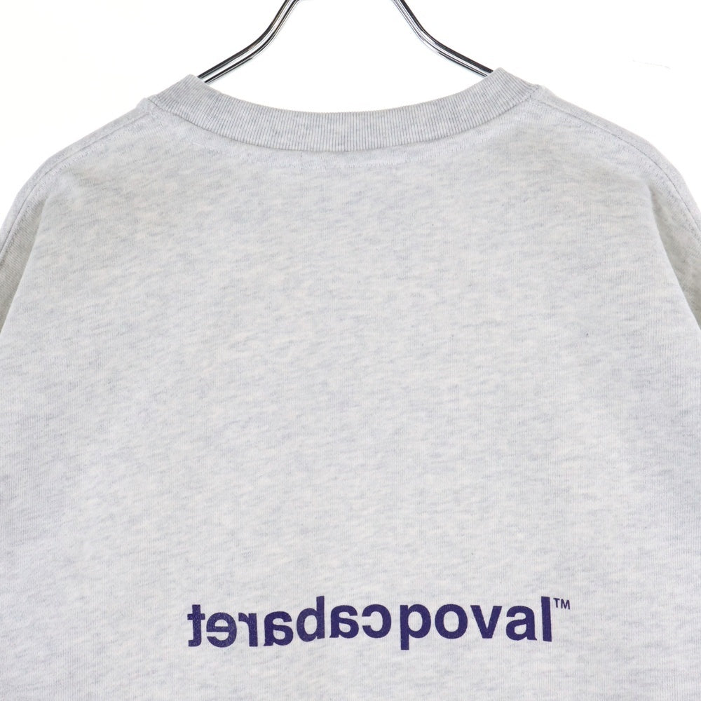 CABARET POVAL(キャバレーポバール) Home Crewneck ホームクルーネックスウェット トレーナー グレー