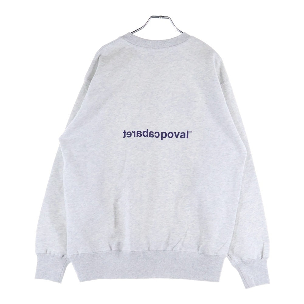 CABARET POVAL(キャバレーポバール) Home Crewneck ホームクルーネックスウェット トレーナー グレー