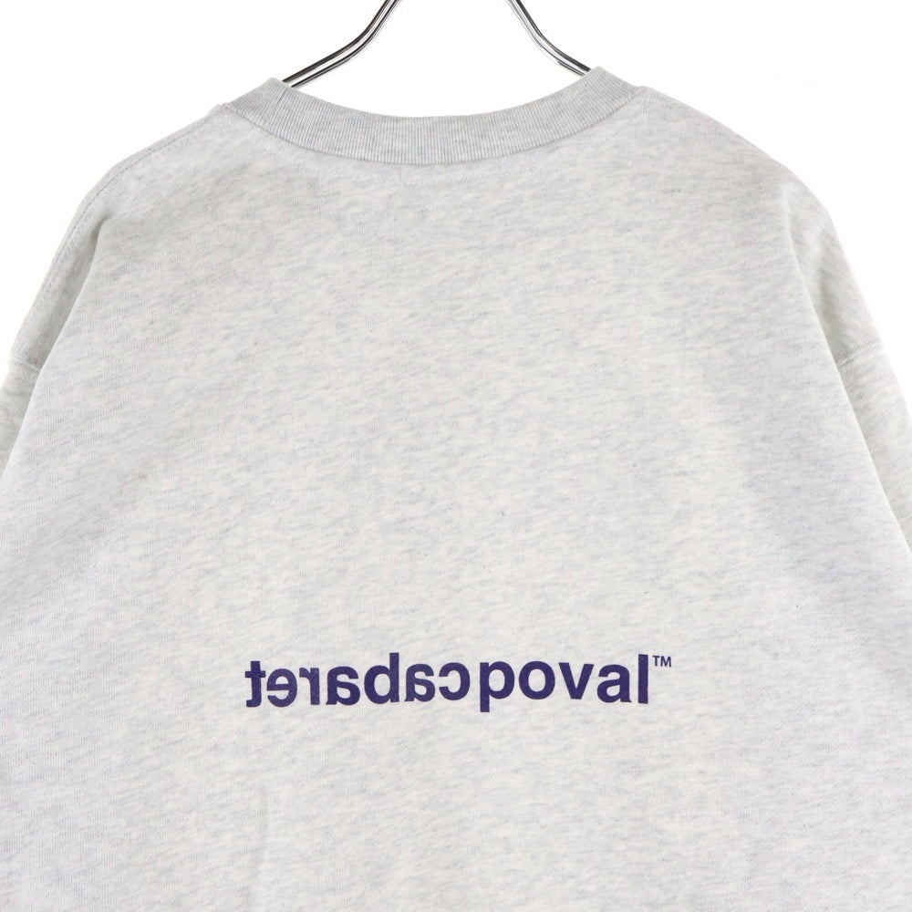 CABARET POVAL(キャバレーポバール) Home Crewneck ホームクルーネックスウェット トレーナー グレー