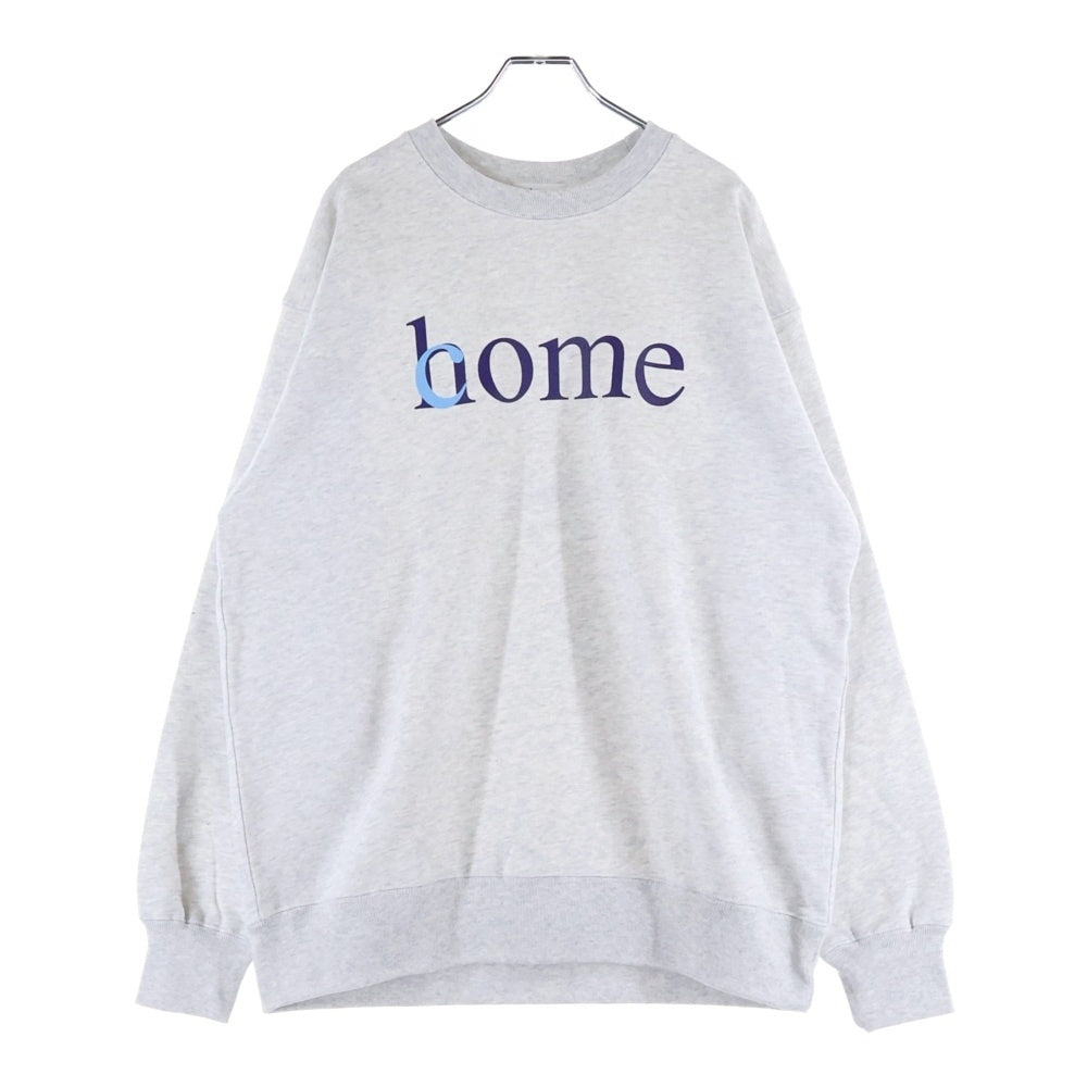 CABARET POVAL(キャバレーポバール) Home Crewneck ホームクルーネックスウェット トレーナー グレー