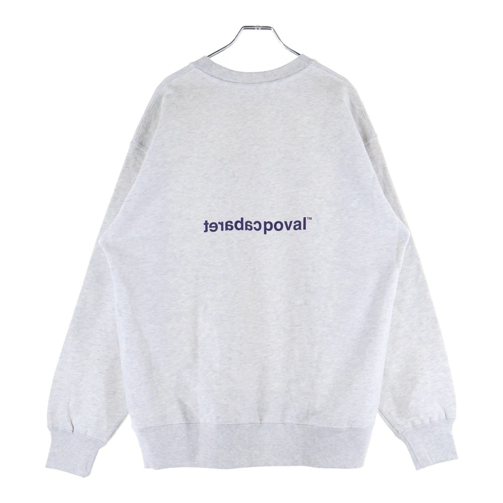 CABARET POVAL(キャバレーポバール) Home Crewneck ホームクルーネックスウェット トレーナー グレー