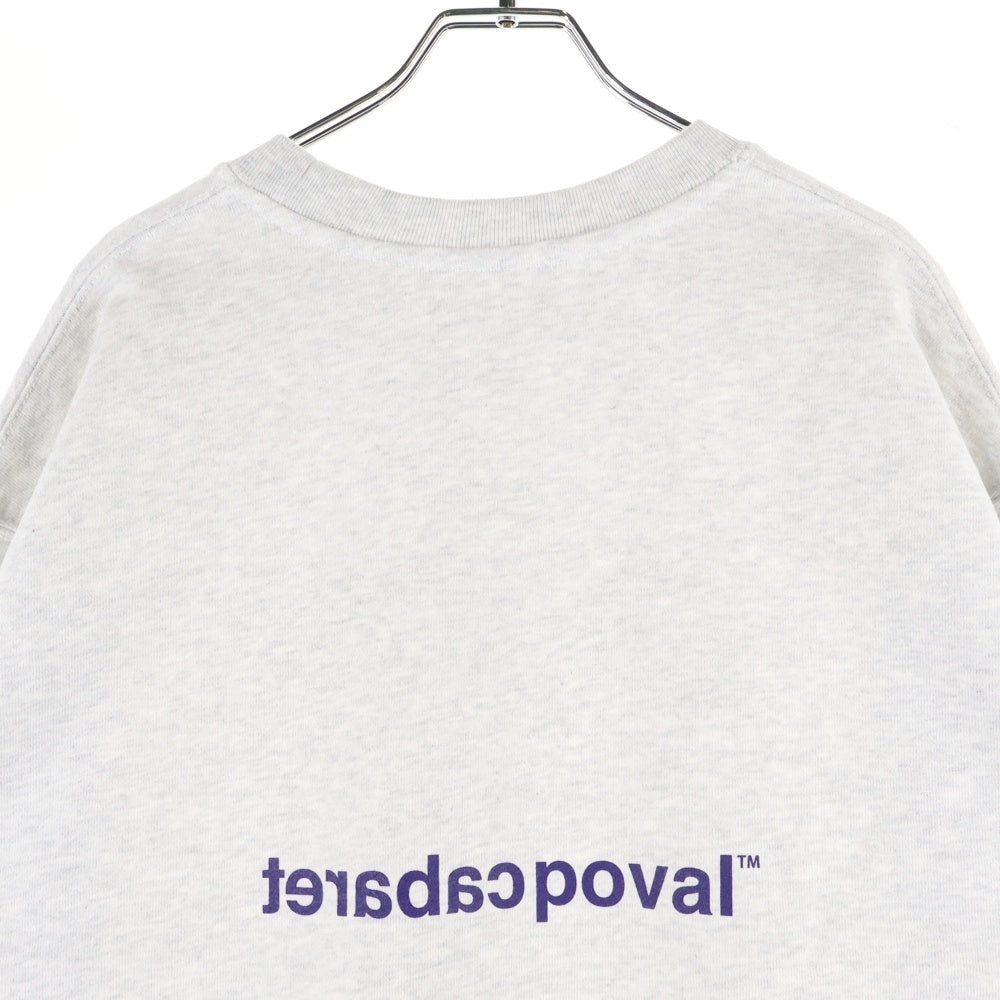 CABARET POVAL(キャバレーポバール) Home Crewneck ホームクルーネックスウェット トレーナー グレー