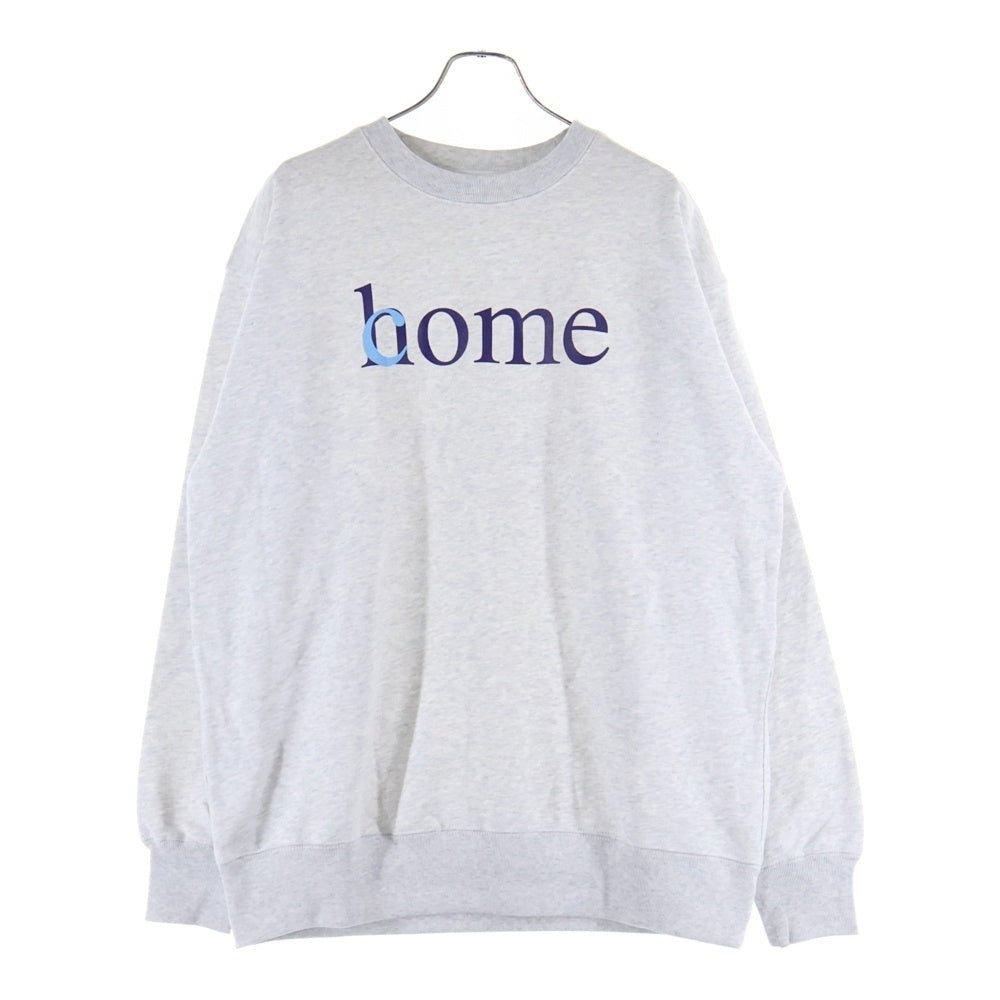CABARET POVAL(キャバレーポバール) Home Crewneck ホームクルーネックスウェット トレーナー グレー