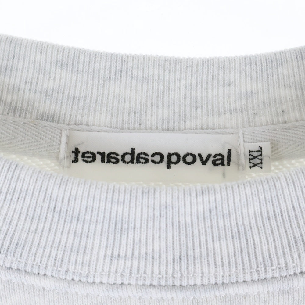 CABARET POVAL(キャバレーポバール) Home Crewneck ホームクルーネックスウェット トレーナー グレー