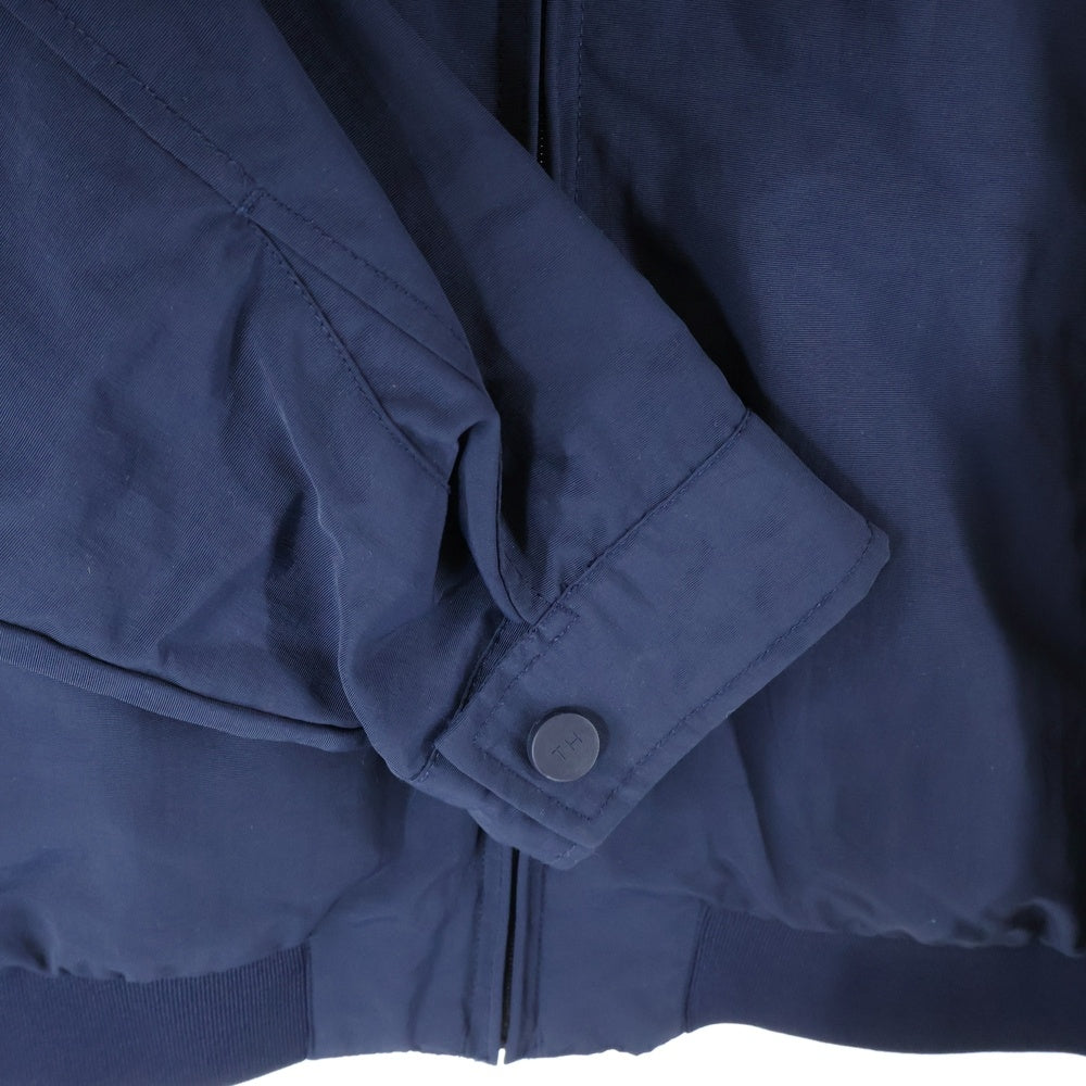 TOMMY HILFIGER(トミーヒルフィガー) ロゴエンブロイダリー ナイロン ジップアップジャケット ブルゾン ネイビー 7857270