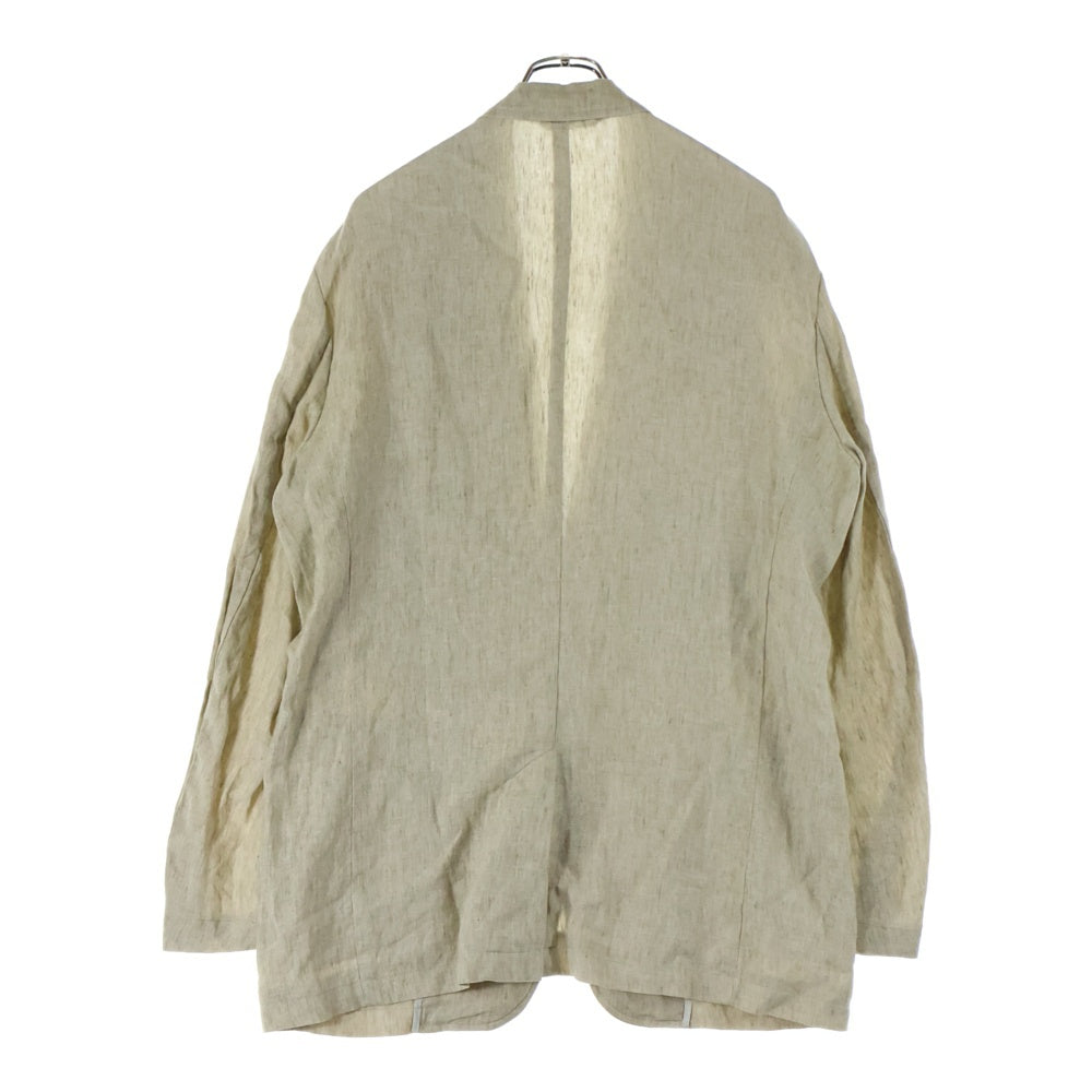 HUGO BOSS(ヒューゴボス) SAHARA-W リネン 2Bテーラードジャケット ベージュ