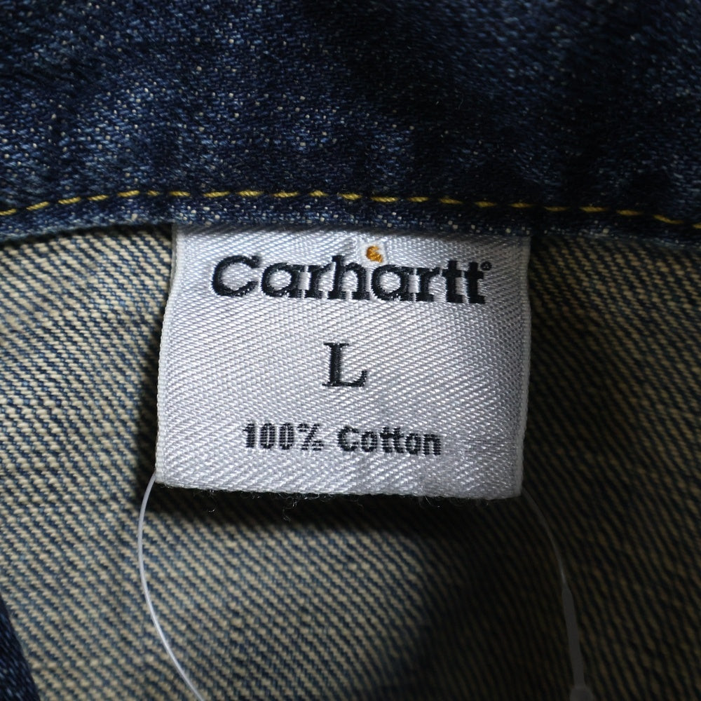 CARHARTT(カーハート) コットン Gロゴワッペン デニムジャケット インディゴ ACH-1540