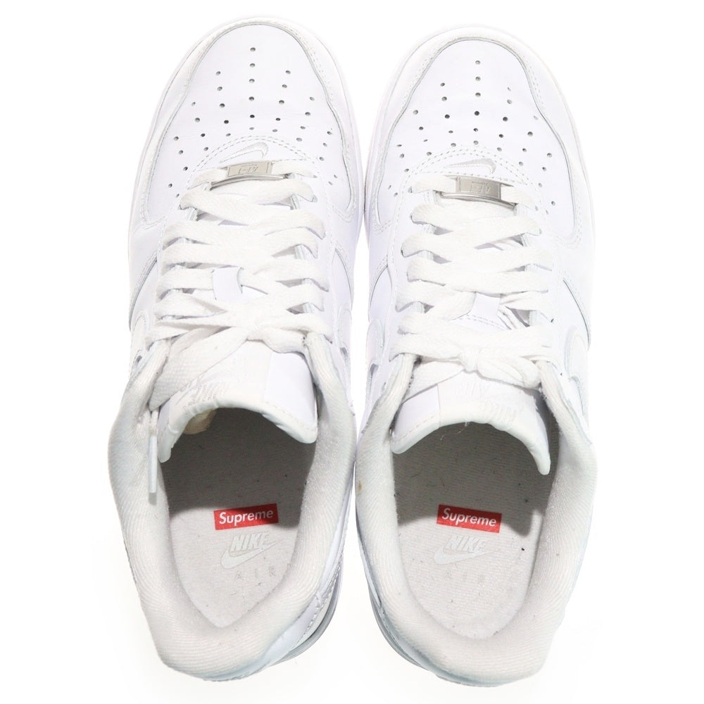 NIKE(ナイキ) ×SUPREME AIR FORCE 1 LOW シュプリーム エアフォース ローカットスニーカー ホワイト US7.5/25.5cm CU9225-100