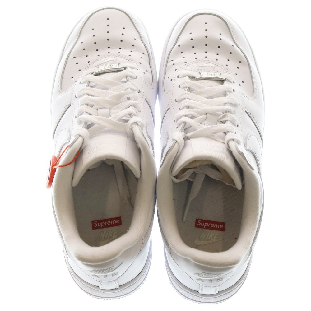 NIKE(ナイキ) ×SUPREME AIR FORCE 1 LOW シュプリーム エアフォース ローカットスニーカー ホワイト US7.5/25.5cm CU9225-100