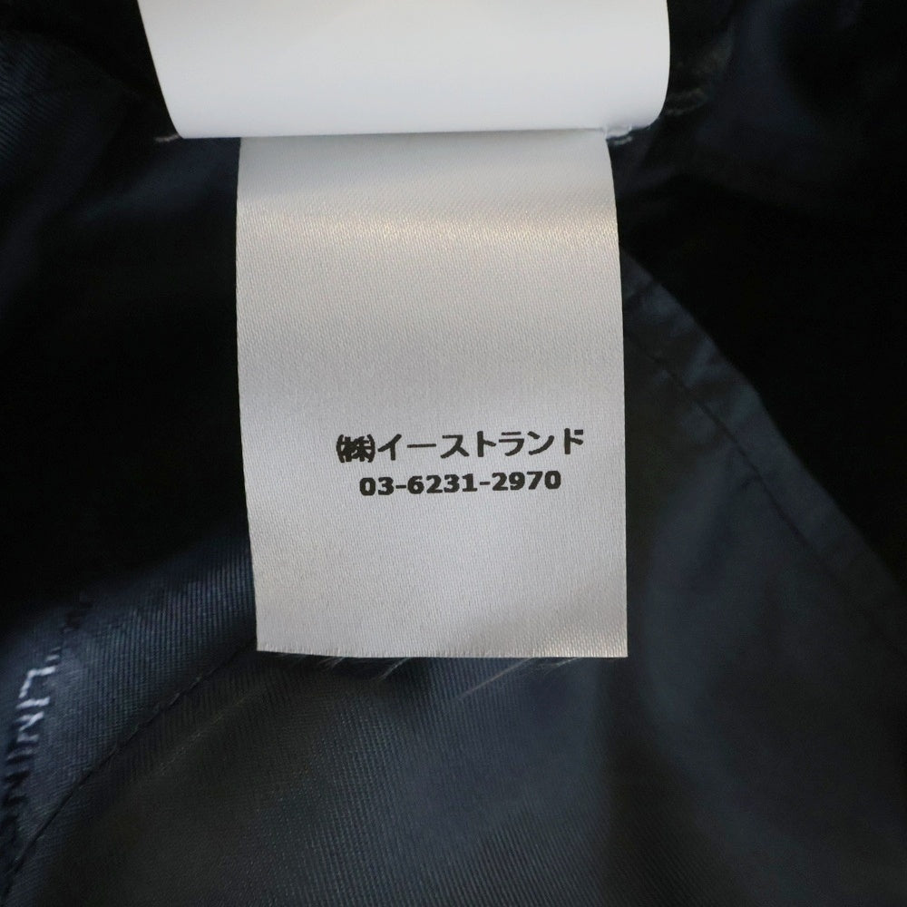 OFF-WHITE(オフホワイト) 21SS アームロゴパッチ ウールシングルテーラードジャケット ロゴパッチ ウール ノータック スラックスパンツ セットアップスーツ グレー OMDA006S21FAB001