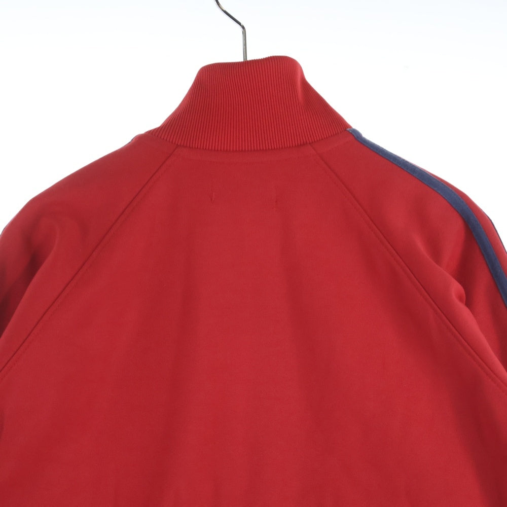 FRED PERRY(フレッドペリー) 胸エンブロイダリーデザイン ダブルポケット ジップアップ トラックジャケット レッド J5761