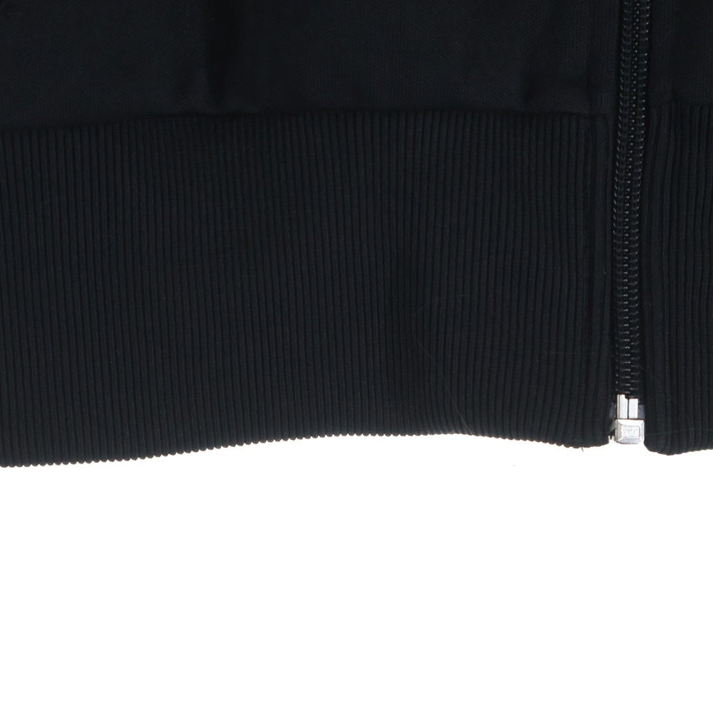 FRED PERRY(フレッドペリー) 胸エンブロイダリーデザイン ダブルポケット ジップアップ トラックジャケット ブラック J4775