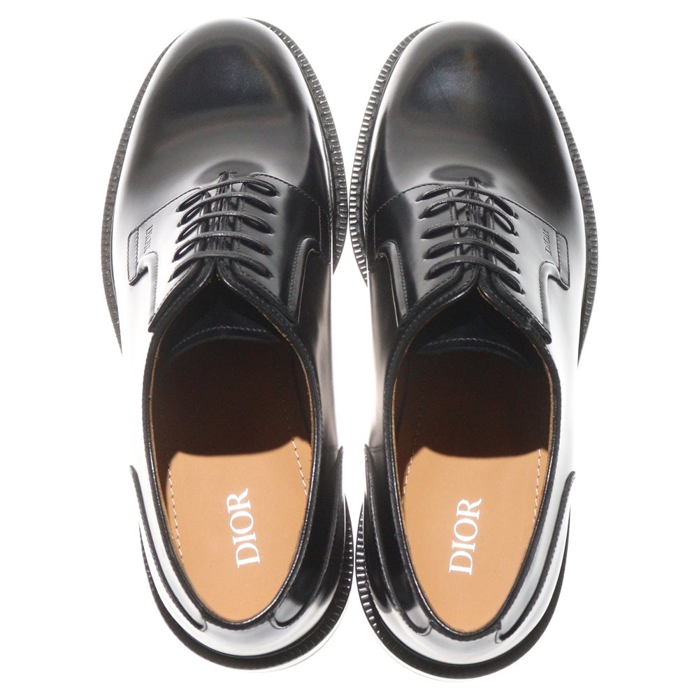 DIOR(ディオール) プレーントゥ ポストマン ドレスシューズ ダービーシューズ 革靴 ブラック