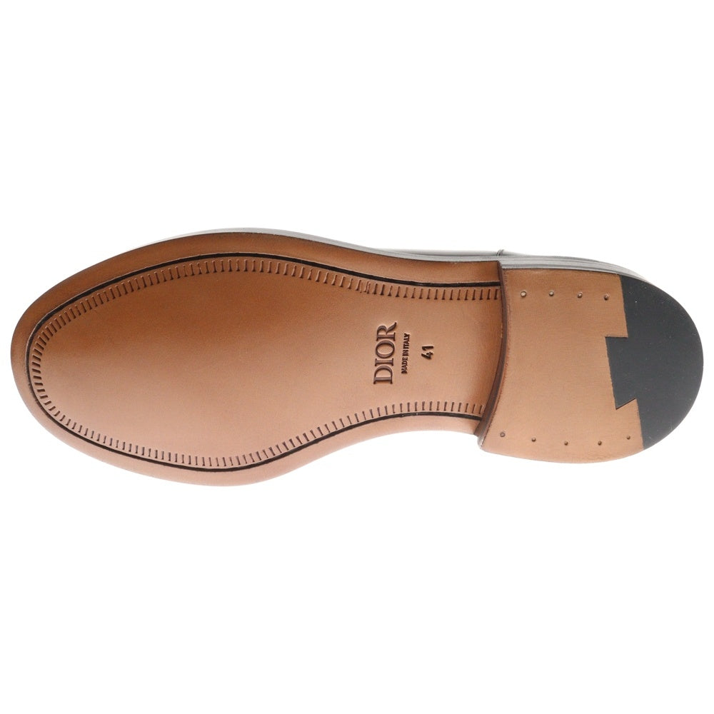 DIOR(ディオール) プレーントゥ ポストマン ドレスシューズ ダービーシューズ 革靴 ブラック