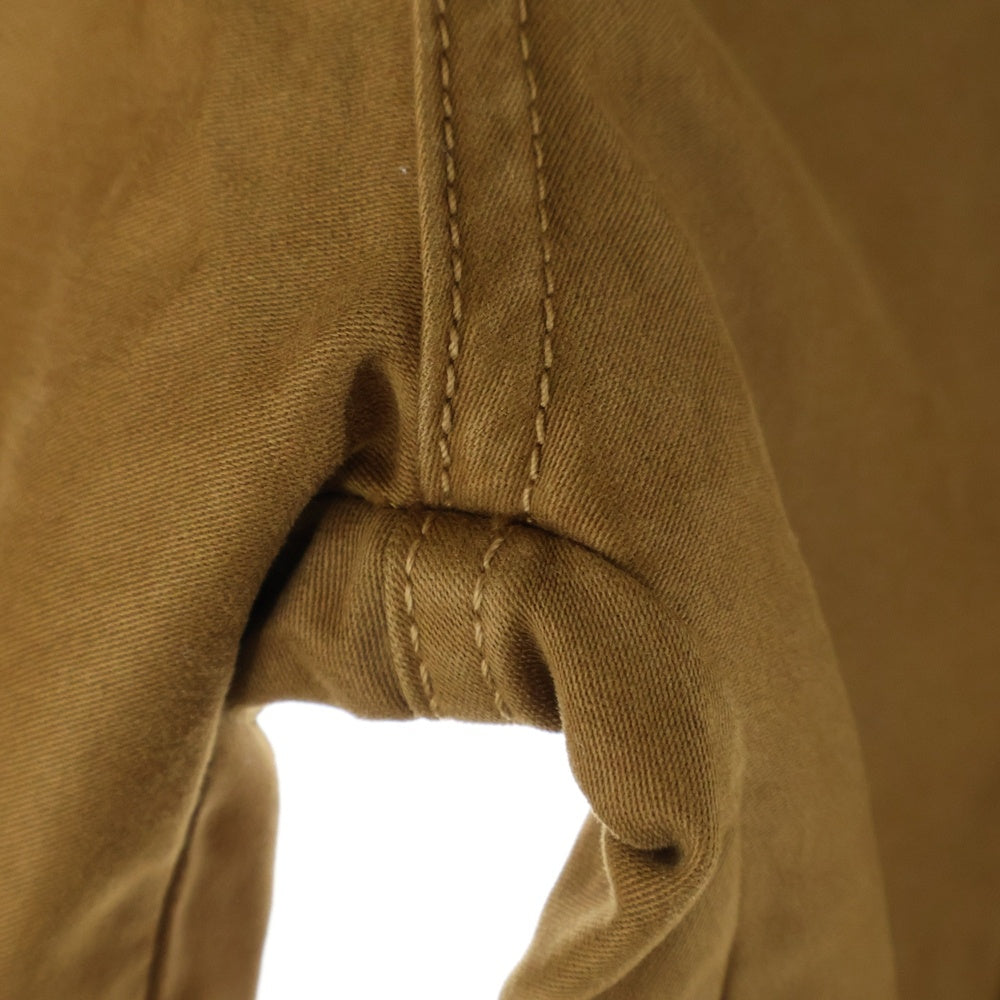 PRADA(プラダ) 24AW MOLESKIN PANTS LIGHT BROWN モールスキン ダブルニー ボタンフライ ペインターパンツ ブラウン GEP398