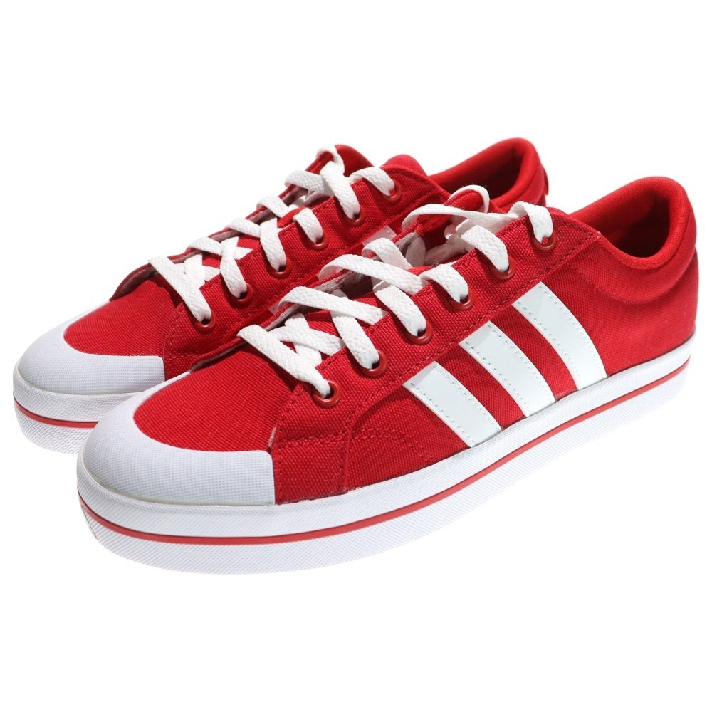 adidas(アディダス) BRAVADA SKATE ブラバダスケート ローカットスニーカー レッド/ホワイト US8.5/26.5cm FV8092