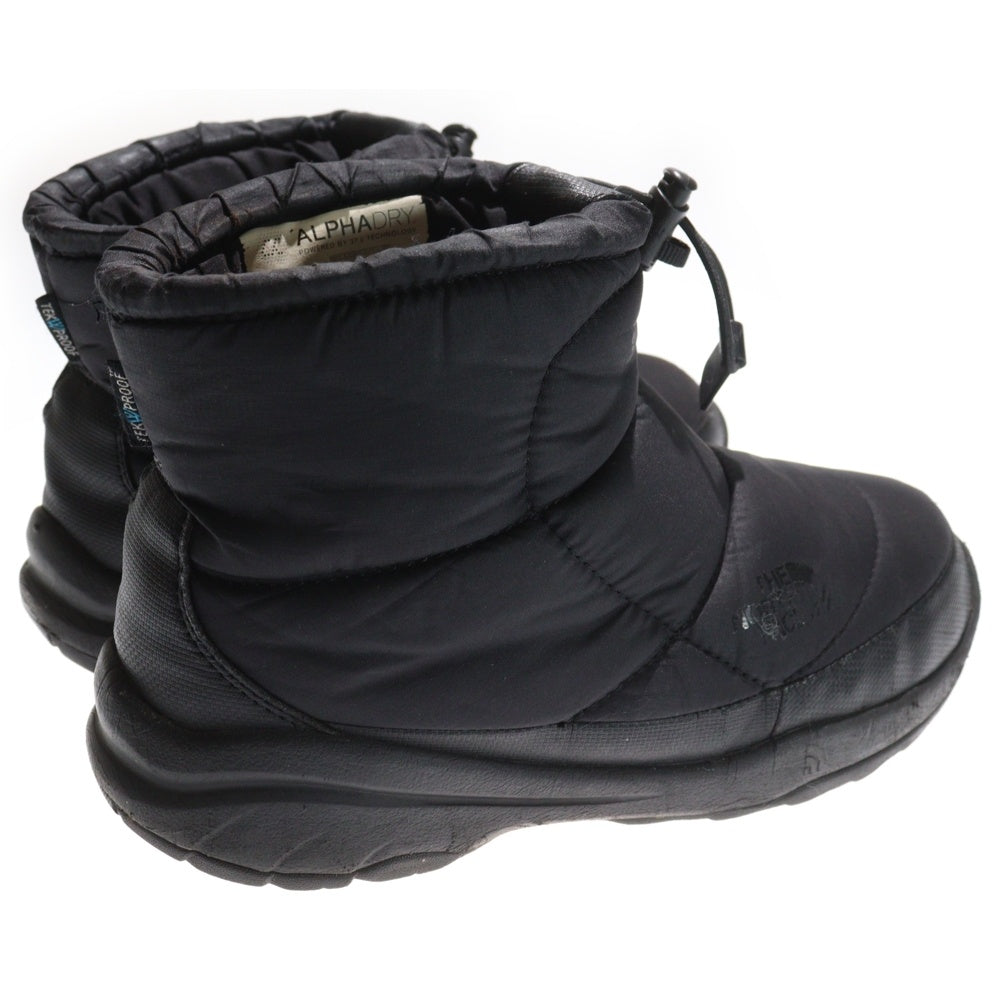 THE NORTH FACE(ザノースフェイス) NUPTSE BOOTIE WP III SHORT ヌプシ ロゴデザイン ブーツ レディース ブラック NF51482
