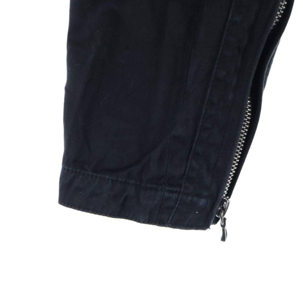 JULIUS(ユリウス) 09AW 7th Morning マルチジップポケット テーパード カーゴパンツ ブラック