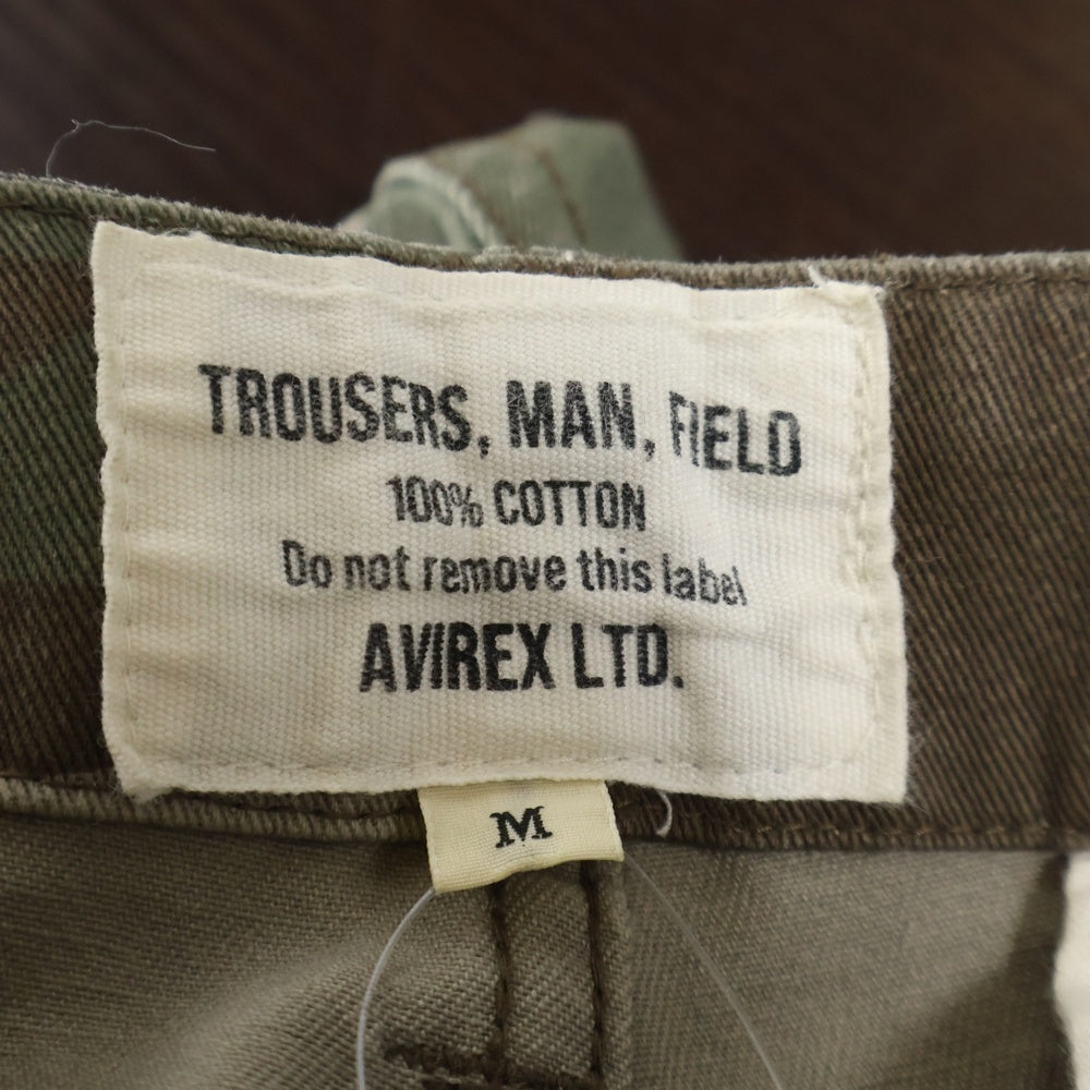 AVIREX(アヴィレックス) ファティーグ 迷彩柄 マルチポケット ジップアップ カーゴパンツ マルチ 783-4910006