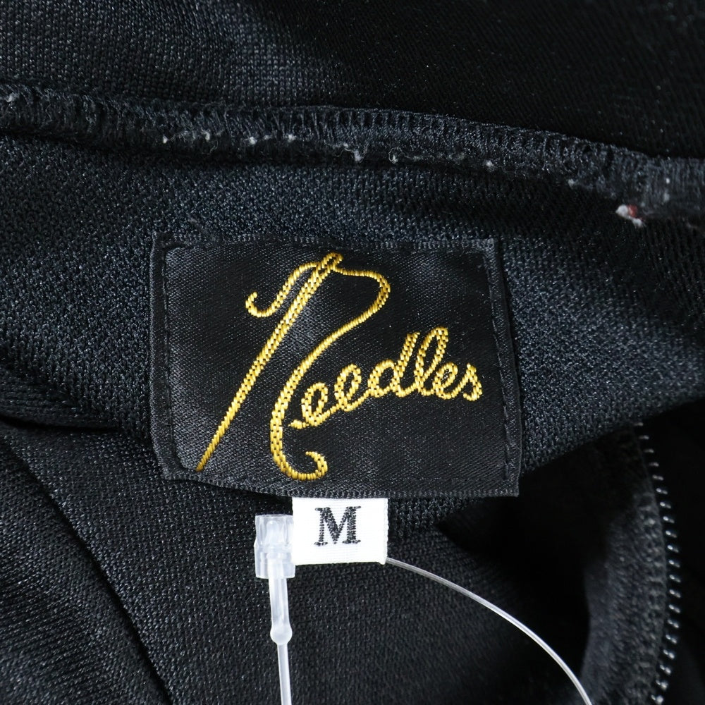 Needles(ニードルス) 24SS ×LHP EXCLUSIVE TRACK JACKET エルエイチピー エクスクルーシブ 胸ロゴデザイン トラックジャケット ブラック/レッド OT1607