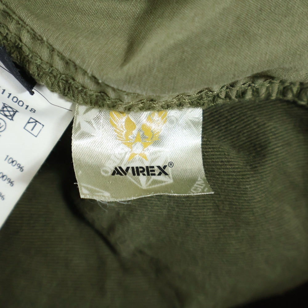 AVIREX(アヴィレックス) MODERN NAVAL CARGO PANTS モダン ネイバル マルチポケット ジップアップ カーゴパンツ カーキ 783-5110018