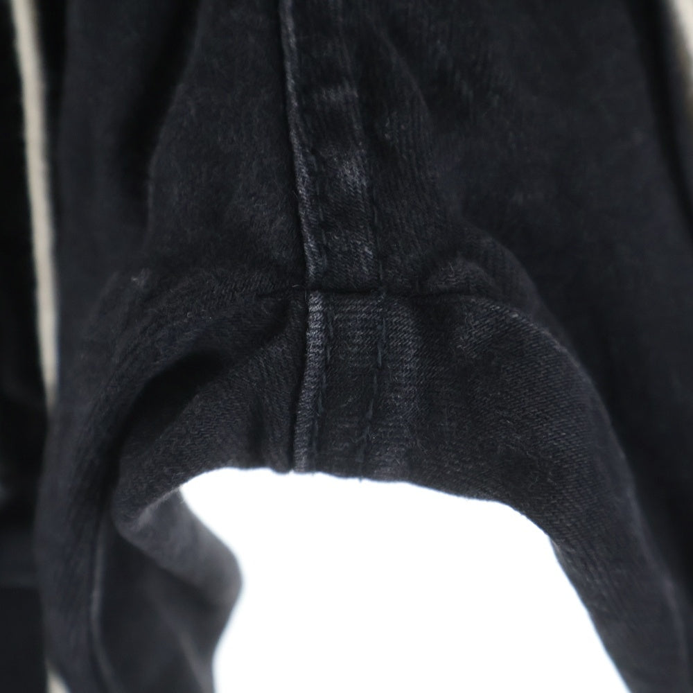 Danke Schon(ダンケシェーン) 21SS FRAP PANTS フラップ マルチポケット ドローストリング スキニー カーゴパンツ ブラック 21S-PTL098-DS