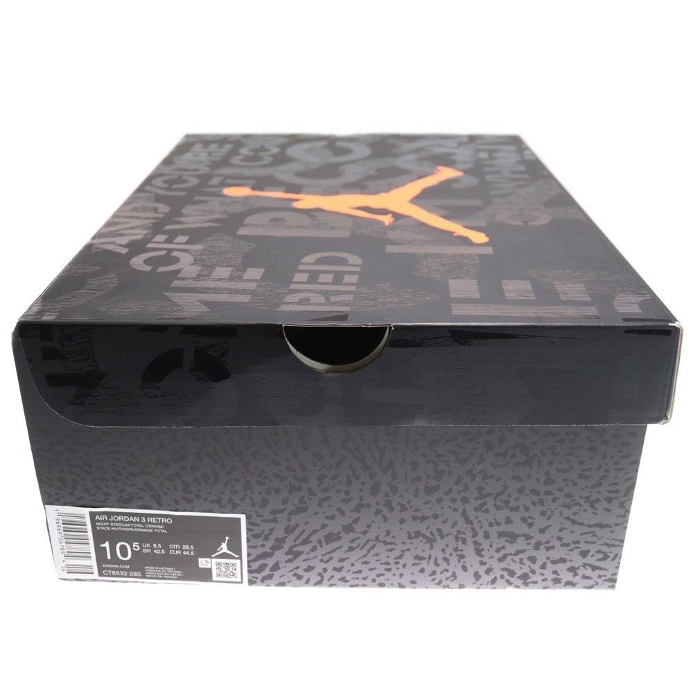 NIKE(ナイキ) AIR JORDAN 3 RETRO FEAR エア ジョーダン 3 レトロ フィアー ローカットスニーカー グレー/ブラック US10.5/28.5cm CT8532-080