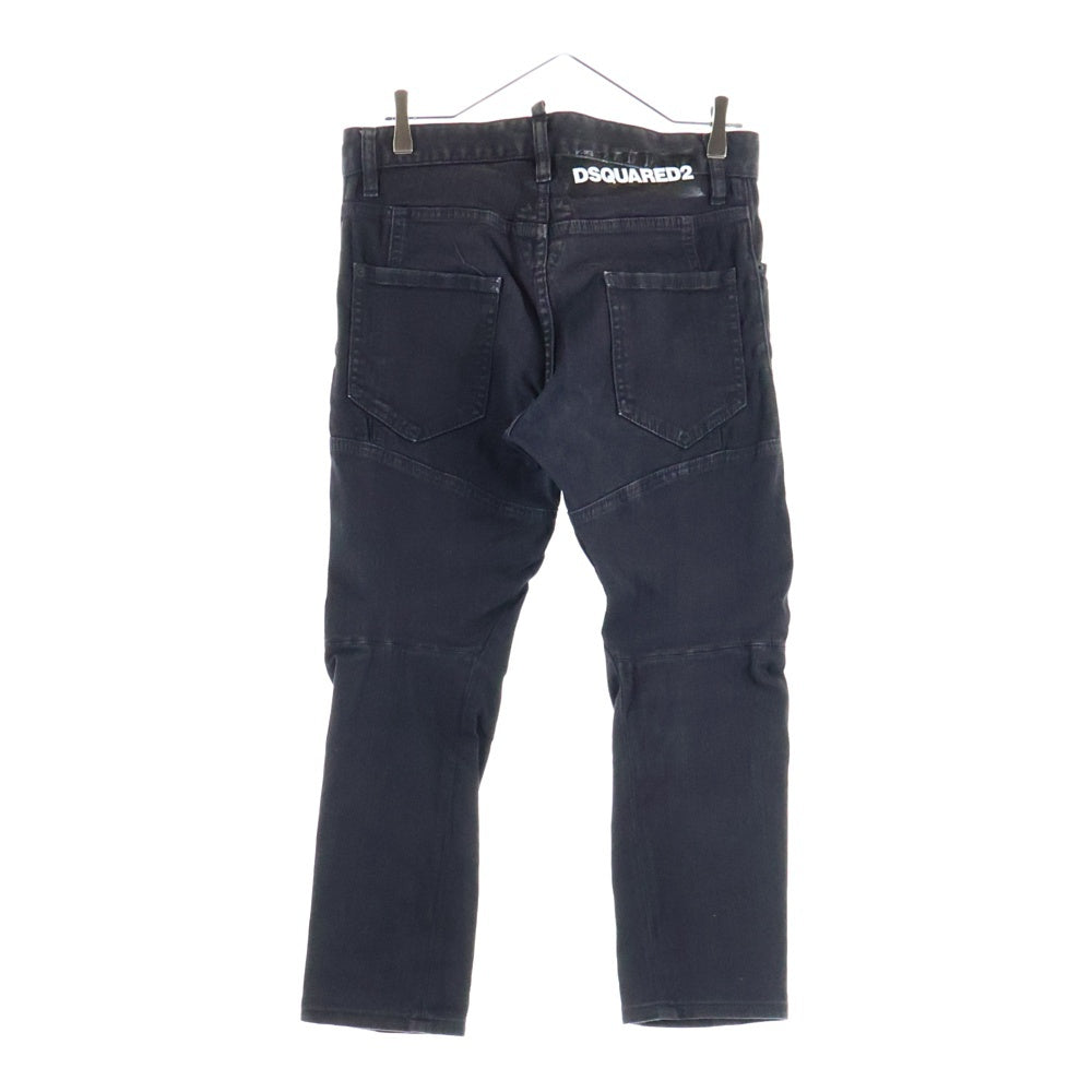 DSQUARED2(ディースクエアード) 19AW Tidy Biker Jean バイカーデニムパンツ ブラック S74LB0619 S39781