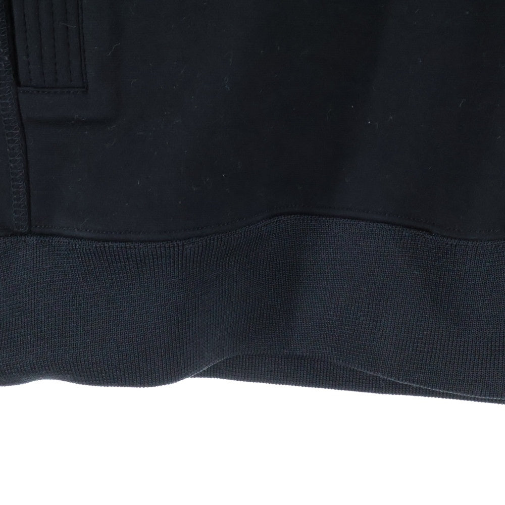 1 PIU 1 UGUALE 3(ウノピゥウノウグァーレトレ) ハーフジップ スウェット プルオーバーパーカー ブラック