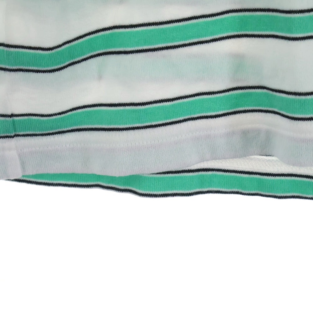 F.C.R.B./F.C.Real Bristol/FCRB(エフシーアールビー/エフシーレアルブリストル) 20SS L/S BORDER POCKET TEE ボーダー ポケット 長袖 Tシャツ ホワイト/グリーン